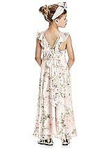 Rear View Thumbnail - Blush Garden Flower Girl Dress FL4070