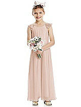 Front View Thumbnail - Cameo Flower Girl Dress FL4070