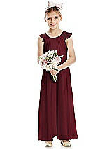 Front View Thumbnail - Cabernet Flower Girl Dress FL4070