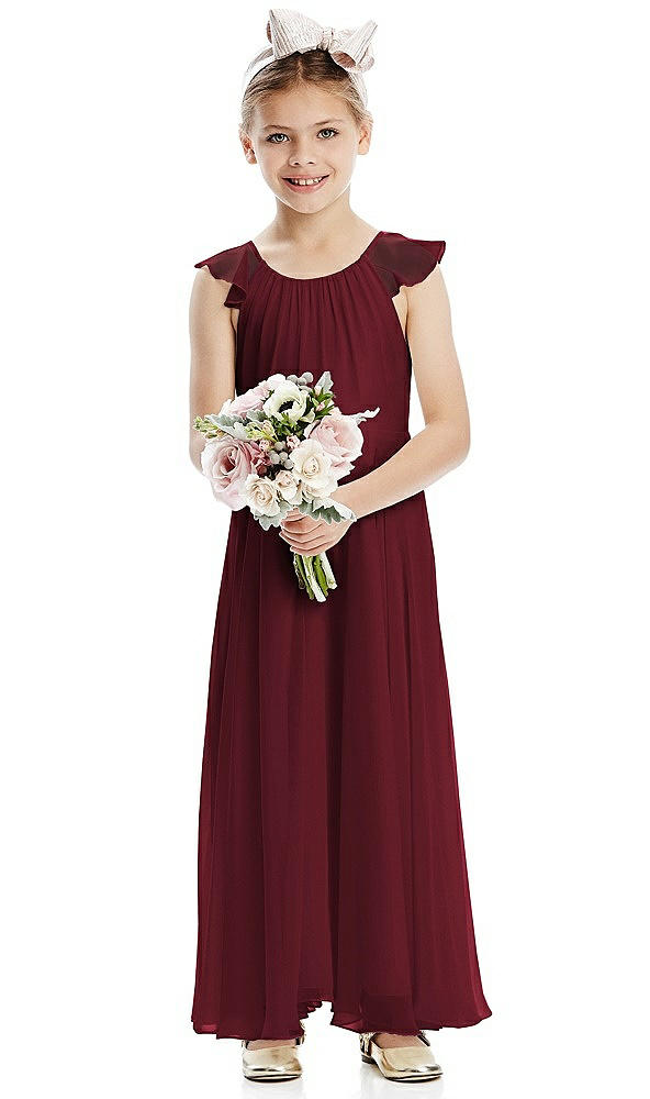 Front View - Cabernet Flower Girl Dress FL4070