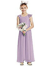 Front View Thumbnail - Pale Purple Flower Girl Dress FL4070