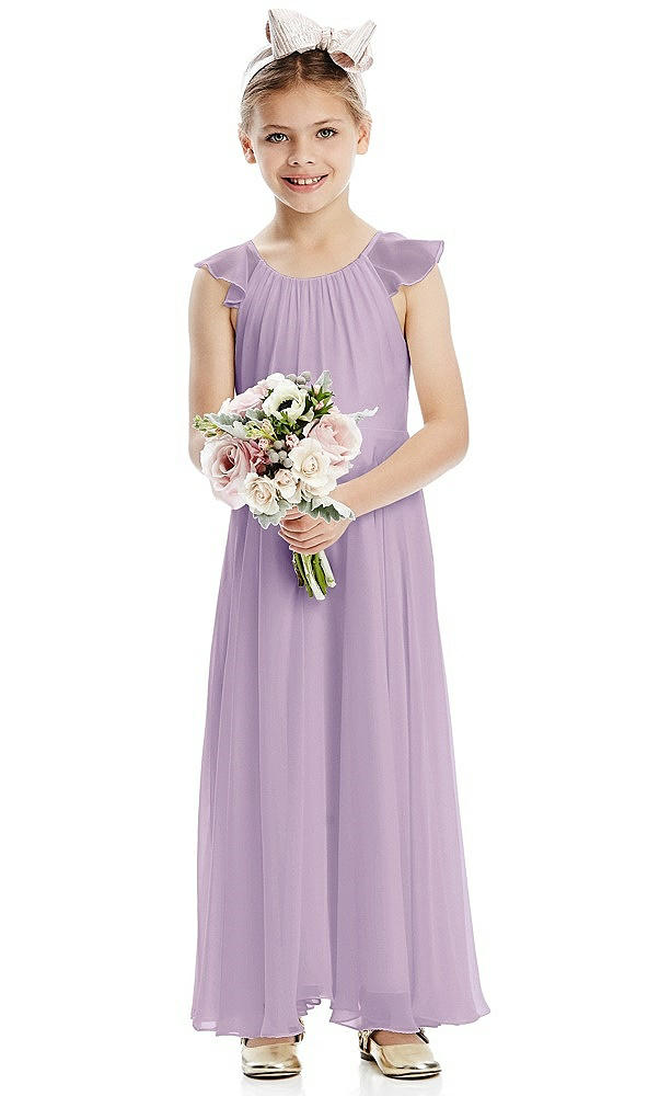 Front View - Pale Purple Flower Girl Dress FL4070