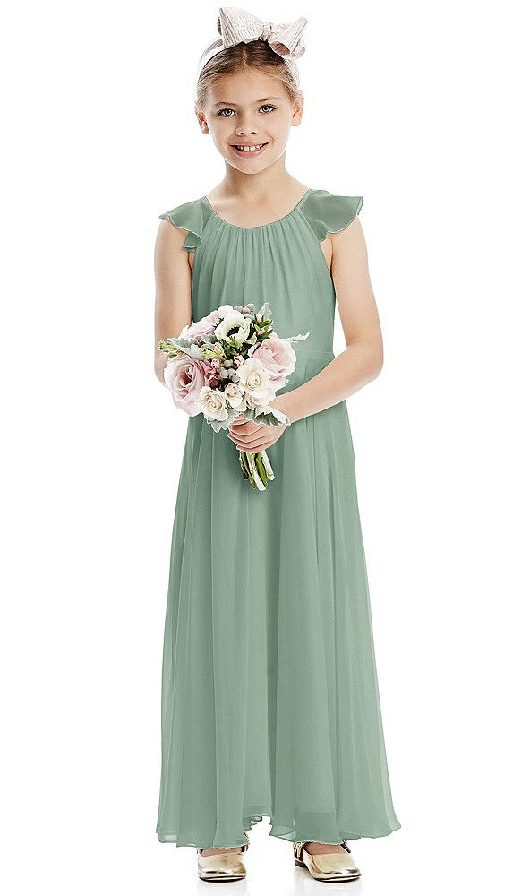Front View - Seagrass Flower Girl Dress FL4070