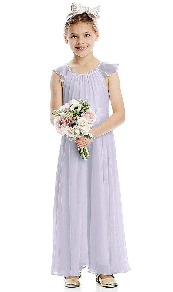 Front View - Silver Dove Flower Girl Dress FL4070