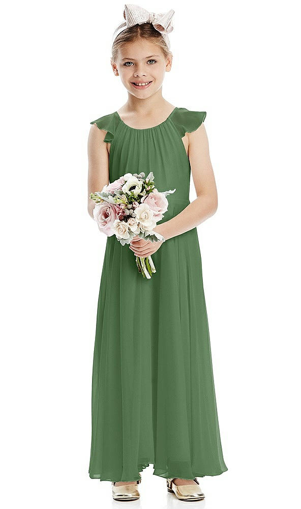 Front View - Vineyard Green Flower Girl Dress FL4070