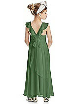 Rear View Thumbnail - Vineyard Green Flower Girl Dress FL4070