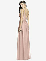Rear View Thumbnail - Neu Nude Deep V-Back Shirred Maxi Dress - Ensley