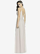 Rear View Thumbnail - Oyster Deep V-Back Shirred Maxi Dress - Ensley