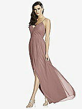 Front View Thumbnail - Sienna Deep V-Back Shirred Maxi Dress - Ensley