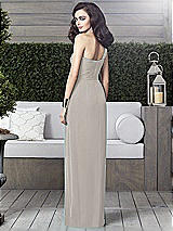 Alt View 2 Thumbnail - Oyster One-Shoulder Draped Maxi Dress with Front Slit - Aeryn