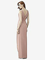 Rear View Thumbnail - Neu Nude Sleeveless Draped Faux Wrap Maxi Dress - Dahlia