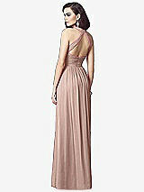 Rear View Thumbnail - Bliss Ruched Halter Open-Back Maxi Dress - Jada