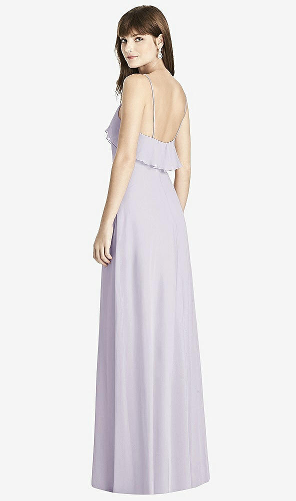 Back View - Moondance Ruffle-Trimmed Backless Maxi Dress - Britt