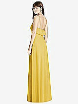 Rear View Thumbnail - Marigold Ruffle-Trimmed Backless Maxi Dress - Britt
