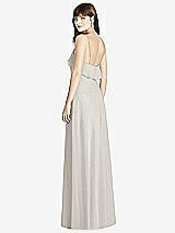 Rear View Thumbnail - Oyster Ruffle-Trimmed Backless Maxi Dress - Britt
