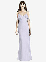 Front View Thumbnail - Silver Dove Ruffle-Trimmed Backless Maxi Dress - Britt