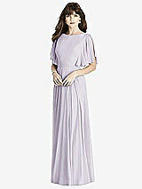 Front View Thumbnail - Moondance Split Sleeve Backless Maxi Dress - Lila