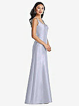 Side View Thumbnail - Silver Dove Pleated Bodice Open-Back Maxi Dress with Pockets