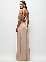 Alt View 3 Thumbnail - Topaz Tie-Back Cutout Maxi Dress with Front Slit