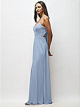 Alt View 2 Thumbnail - Cloudy Tie-Back Cutout Maxi Dress with Front Slit