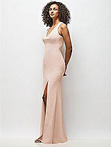 Alt View 2 Thumbnail - Cameo Criss-Cross Cutout Back Maxi Dress with Front Slit