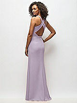 Alt View 3 Thumbnail - Lilac Haze Criss-Cross Cutout Back Maxi Dress with Front Slit