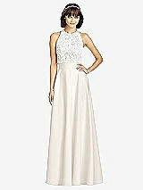 Front View Thumbnail - Ivory Crepe Maxi Skirt
