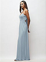 Side View Thumbnail - Mist Tie-Back Cutout Maxi Dress with Front Slit