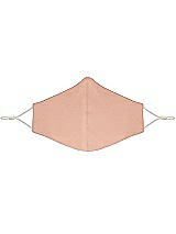 Front View Thumbnail - Pale Peach Soft Jersey Reusable Face Mask