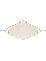 Front View Thumbnail - Ivory Soft Jersey Reusable Face Mask