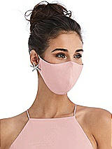 Alt View 2 Thumbnail - Rose Soft Jersey Reusable Face Mask