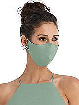 Alt View 2 Thumbnail - Seagrass Soft Jersey Reusable Face Mask
