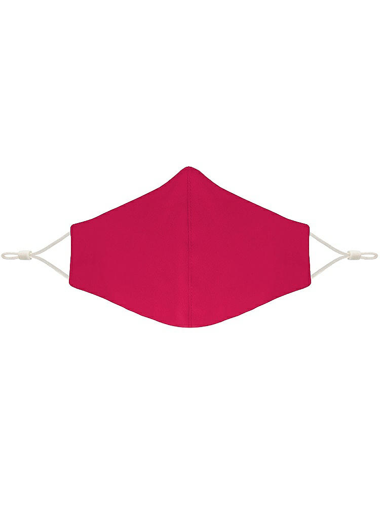 Front View - Vivid Pink Soft Jersey Reusable Face Mask