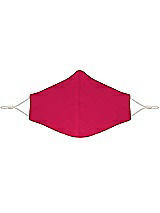 Front View Thumbnail - Vivid Pink Soft Jersey Reusable Face Mask
