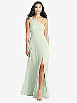 Front View Thumbnail - Mint Green Bella Bridesmaids Dress BB130