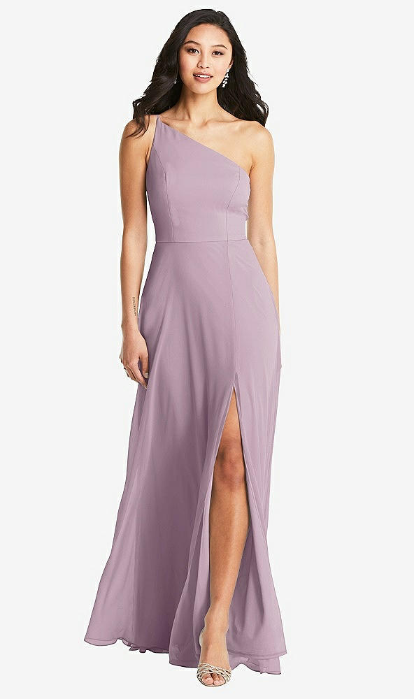 Front View - Suede Rose Bella Bridesmaids Dress BB130