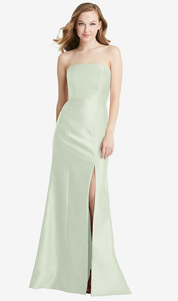 Front View - Mint Green Bella Bridesmaids Dress BB133