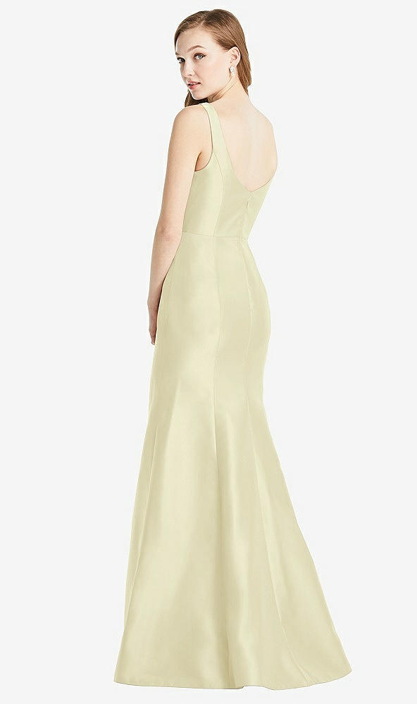 Back View - Butter Yellow Bella Bridesmaids Dress BB135