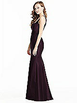 Side View Thumbnail - Deep Plum Bella Bridesmaids Dress BB135