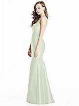 Side View Thumbnail - Mint Green Bella Bridesmaids Dress BB135