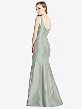 Rear View Thumbnail - Willow Green Bella Bridesmaids Dress BB135