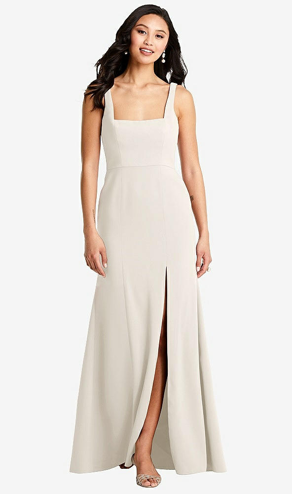 Front View - Ivory Bella Bridesmaids Dress BB136