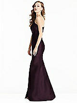 Side View Thumbnail - Deep Plum Bella Bridesmaids Dress BB137