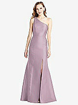Front View Thumbnail - Suede Rose Bella Bridesmaids Dress BB137