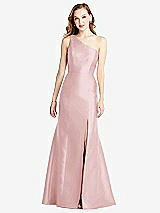 Front View Thumbnail - Ballet Pink Bella Bridesmaids Dress BB137