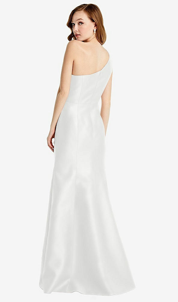 Back View - White Bella Bridesmaids Dress BB137