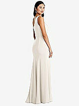 Rear View Thumbnail - Ivory Bella Bridesmaids Dress BB138