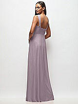 Rear View Thumbnail - Lilac Dusk Contoured Wide Strap Sweetheart Maxi Dress