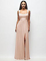 Front View Thumbnail - Cameo Contoured Wide Strap Sweetheart Maxi Dress
