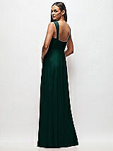 Rear View Thumbnail - Evergreen Contoured Wide Strap Sweetheart Maxi Dress